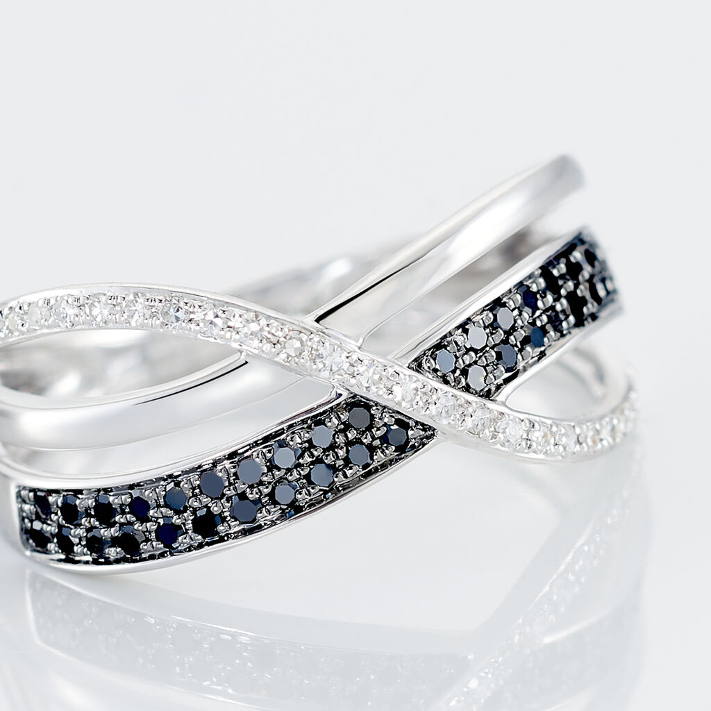 Bague Emilie Or Blanc Diamant