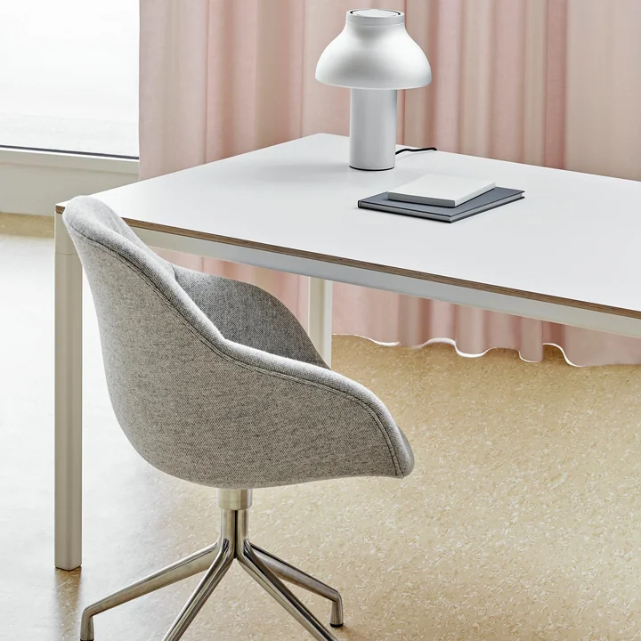 HAY - About A Chair AAC 121, Aluminium poliert / Remix 133 grau