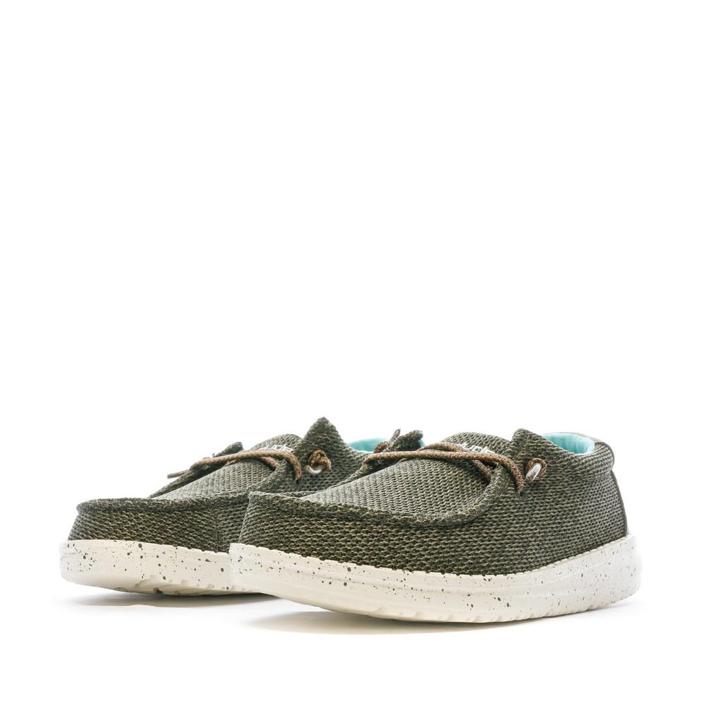 Hey Dude Chaussures Kaki Garçon Hey Dude Wally Youth