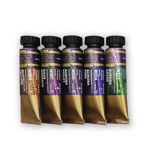 MIJELLO MISSION Gold granulierende Aquarellfarbe, einzeln