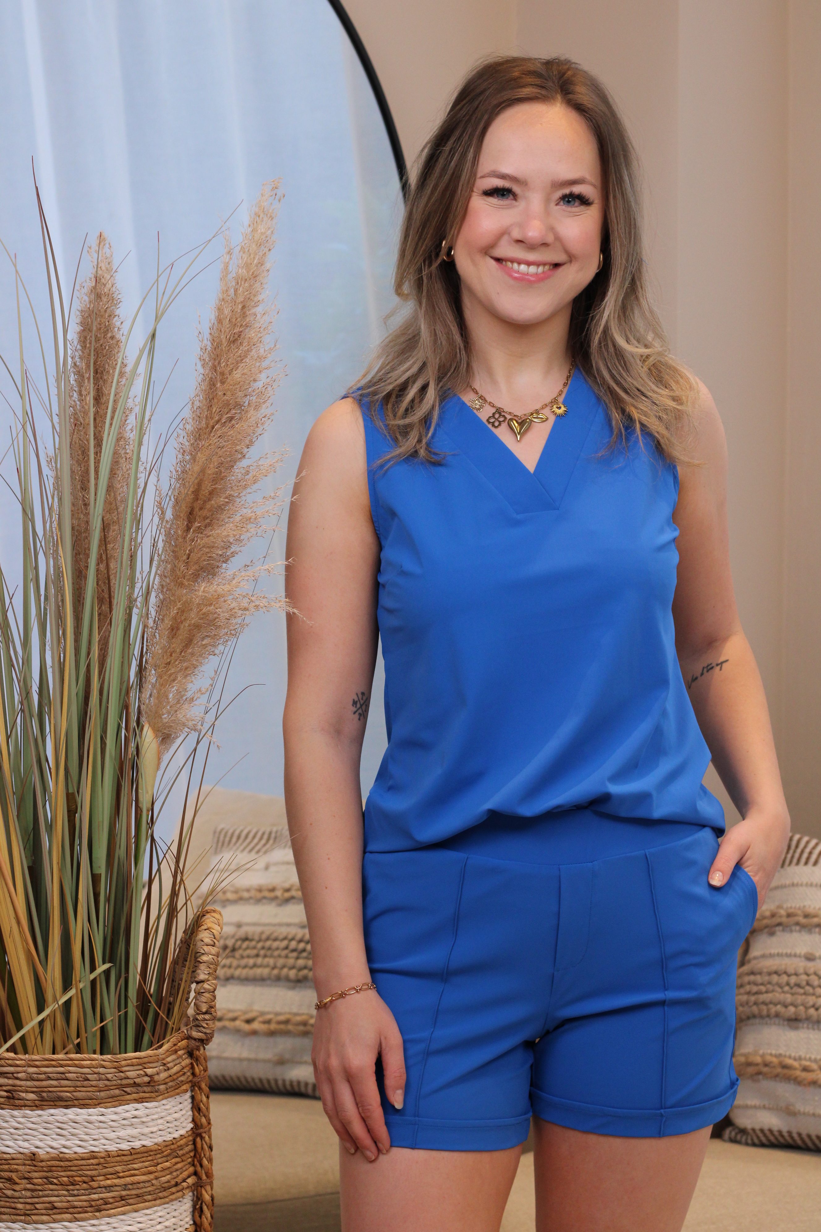 Zoso - Betty Travel Short - Cobalt