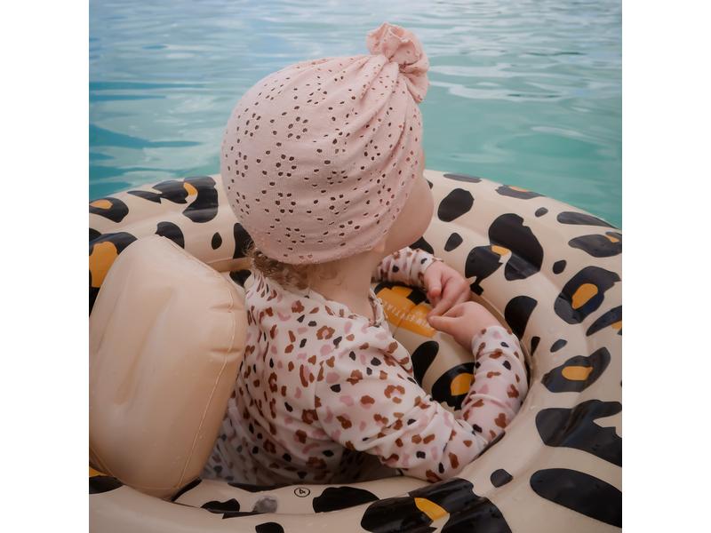 Swim Essentials Schwimmsitz 0-1 Jahre Leopard Beige Babyschwimmer