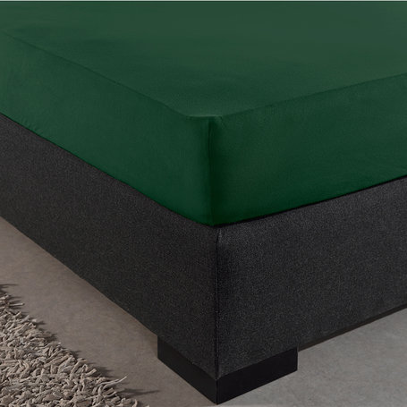 HC Dubbel Jersey Hoeslaken - Botanical Groen