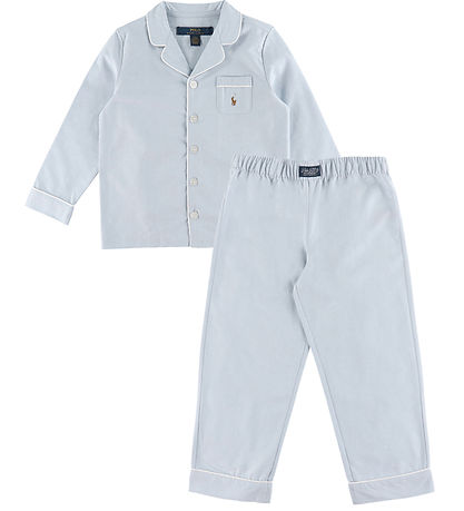 Polo Ralph Lauren Schlafanzug - Oxford - Polo Blue Hyazinthe