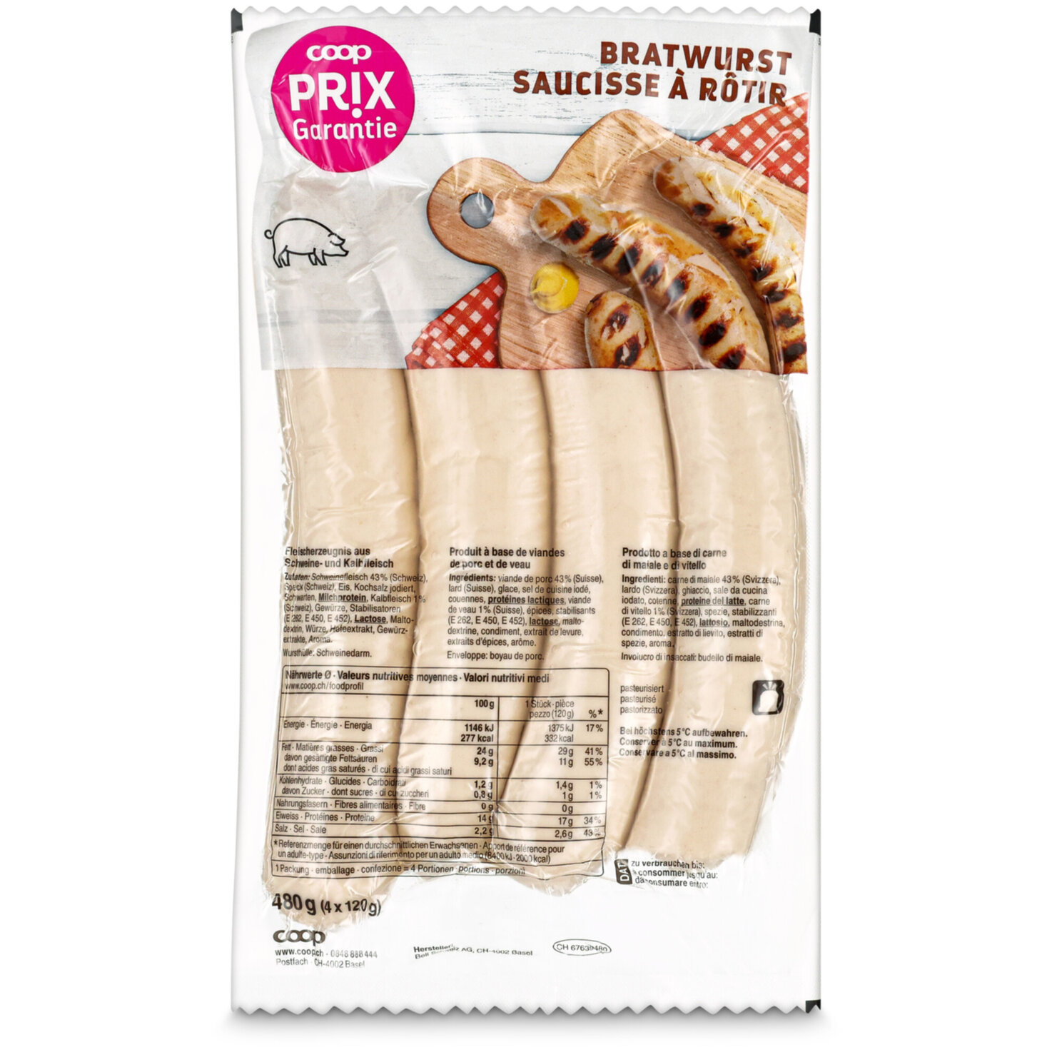 Prix Garantie Bratwurst