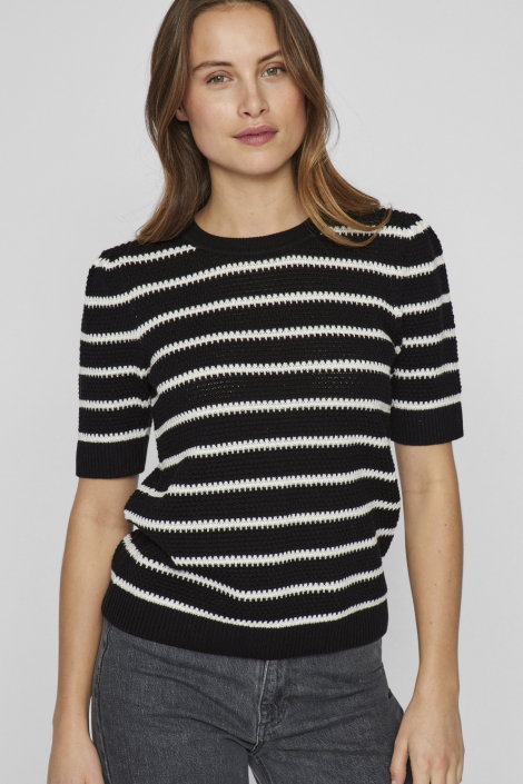 Vila zwarte dames t-shirt