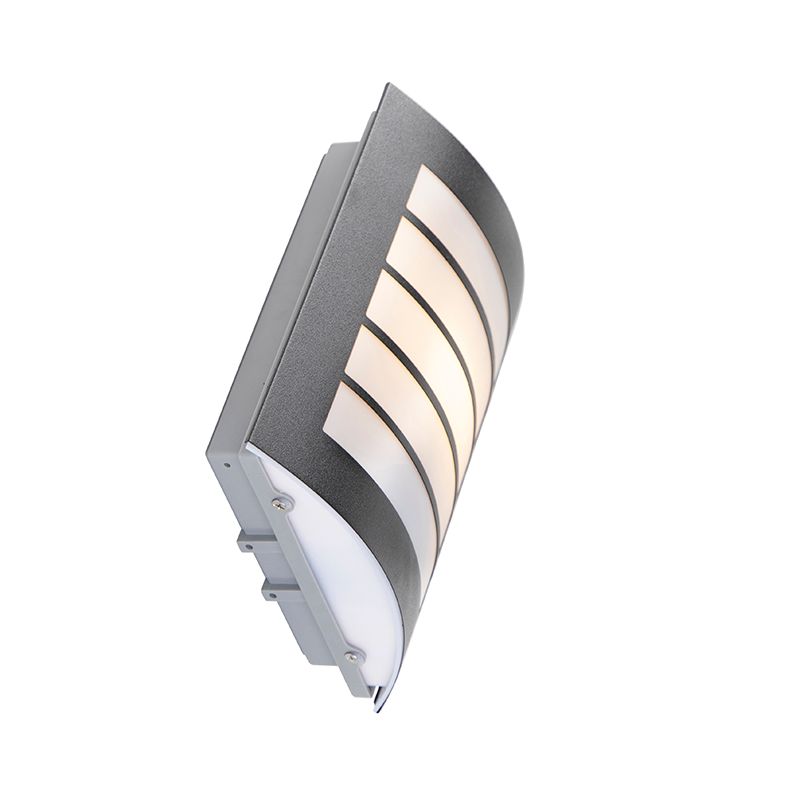 Moderne buitenwandlamp zwart IP44 - Miro