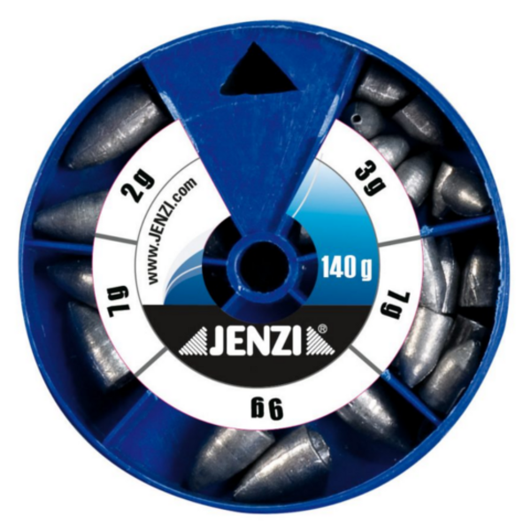 Jenzi Drop Shot / Texas / Carolina Rig Assortiment Plomb