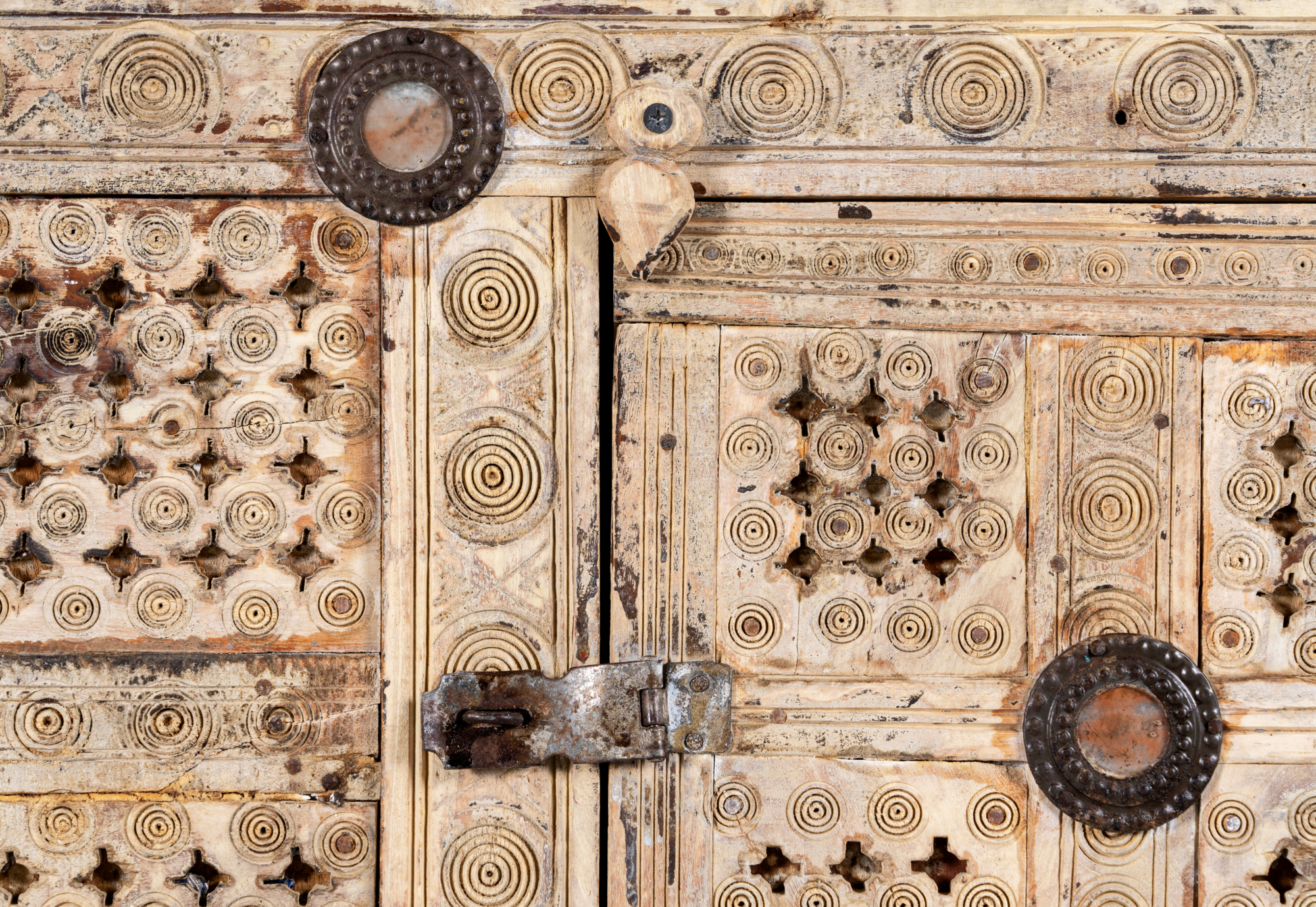 Antik Damchya Rapar -Teak hout