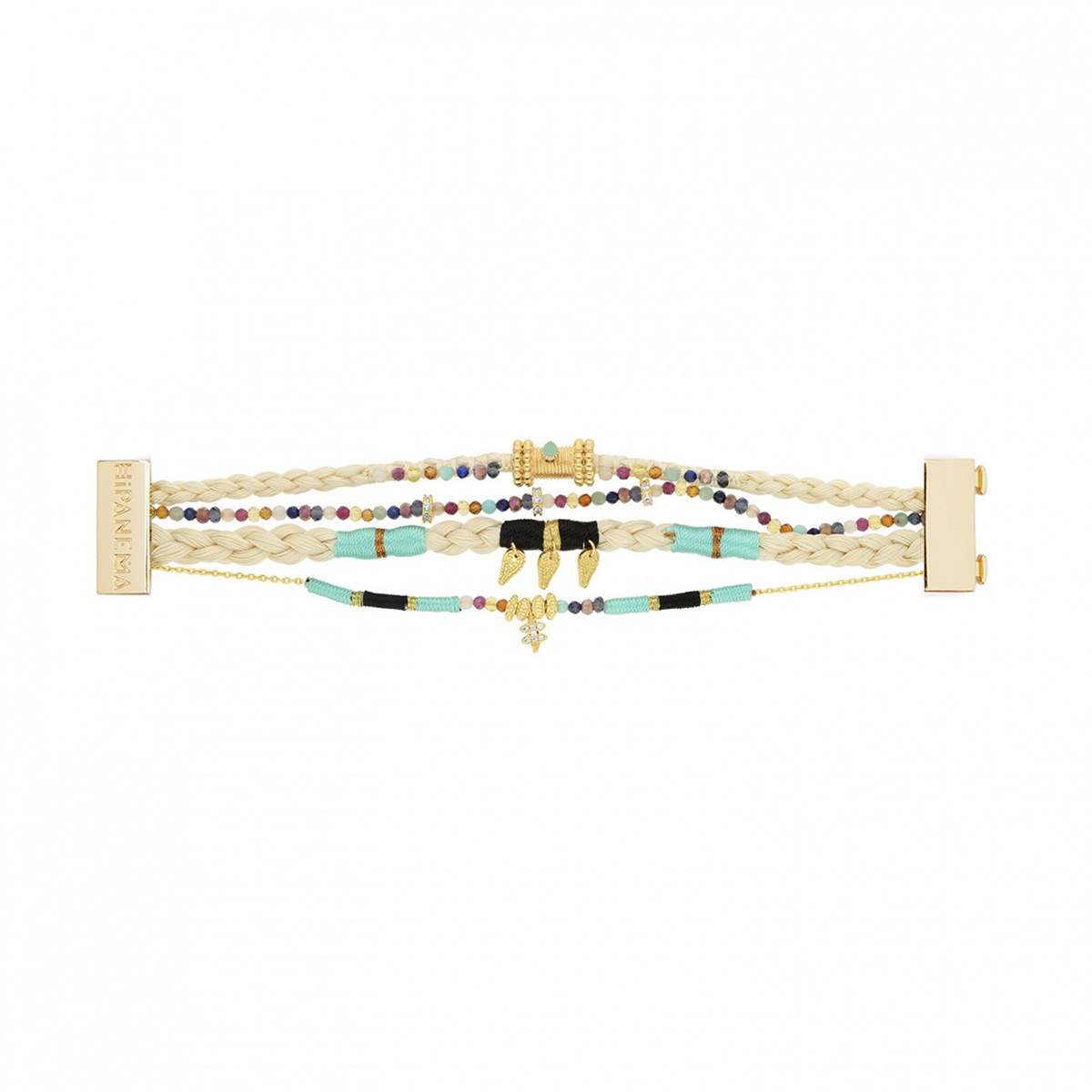 Manchette Hipanema Bosphore turquoise M