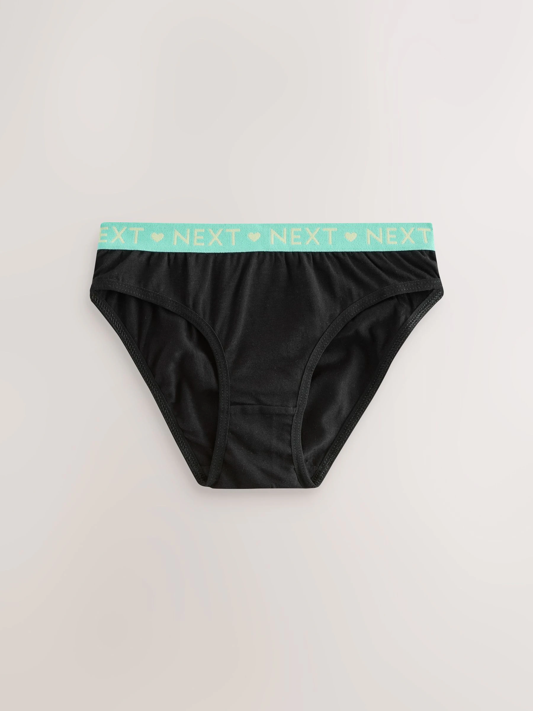 Zwart - Verpakking van 7 bikinibroekjes (5-16 jr)