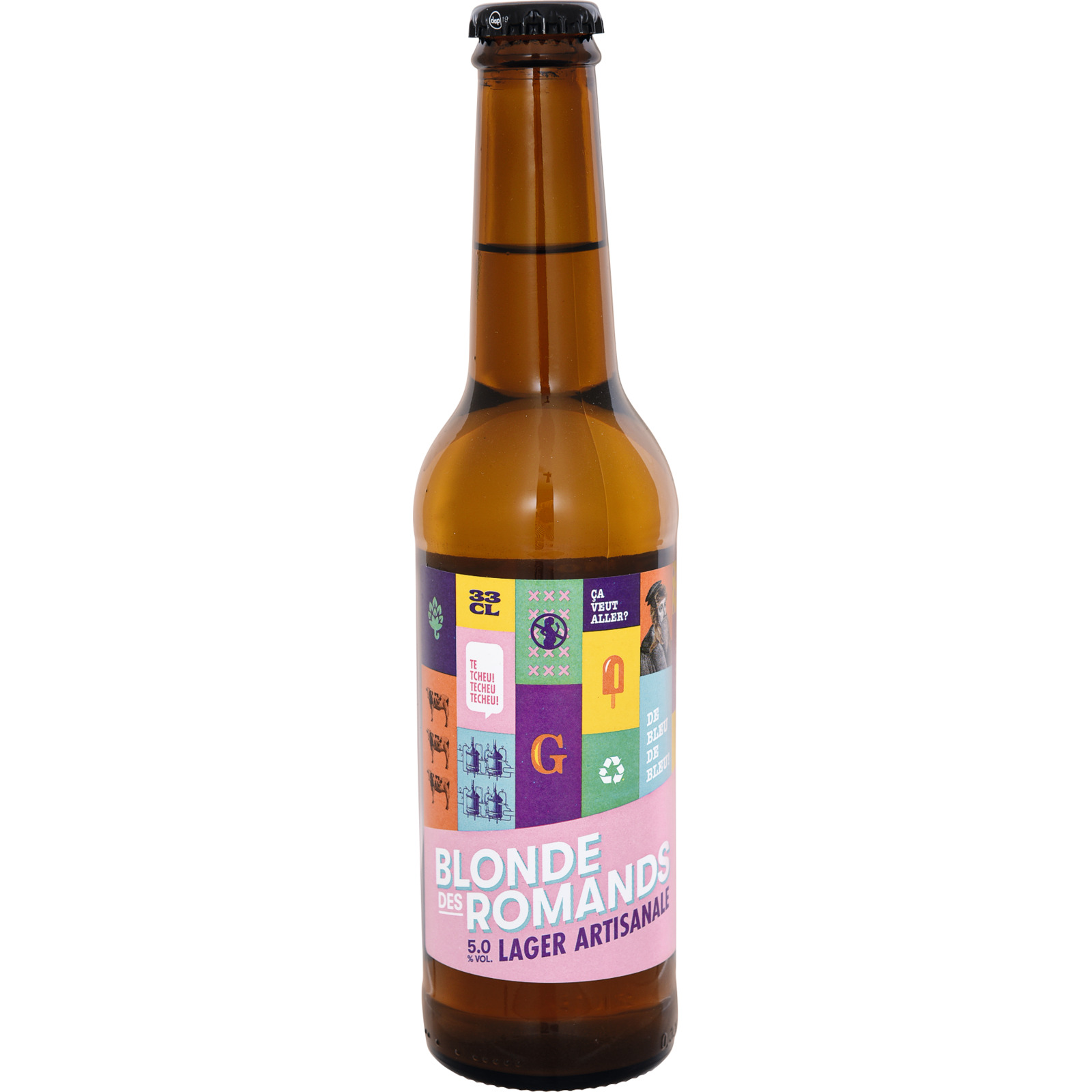 Blonde des Romands Bier 4x33cl Fl.