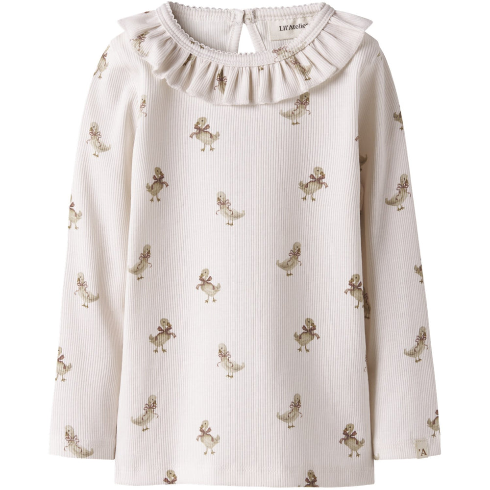 Køb Lil'Atelier Almost Mauve Goose Nmflavo Loa Ls Slim Top Lil