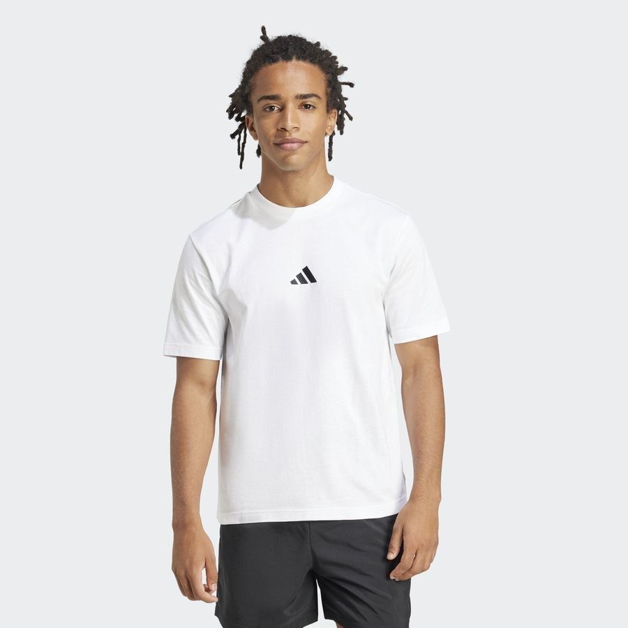 Adidas Essentials Small Logo Single Jersey Tee