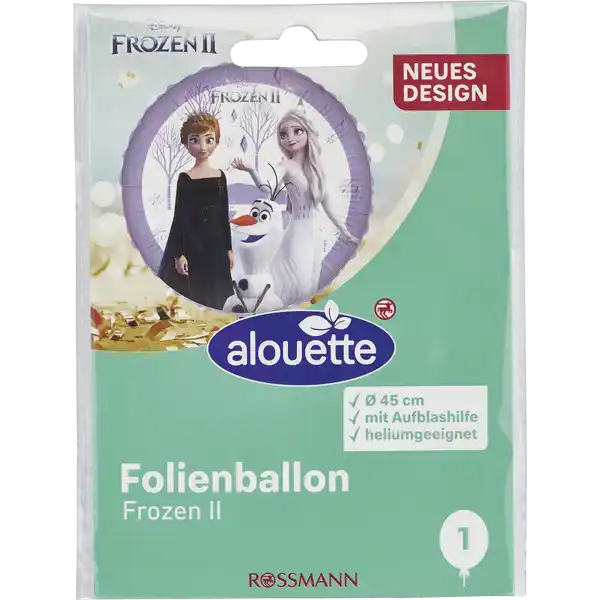 Folienballon Paw Patrol, Frozen und Peppa sortiert