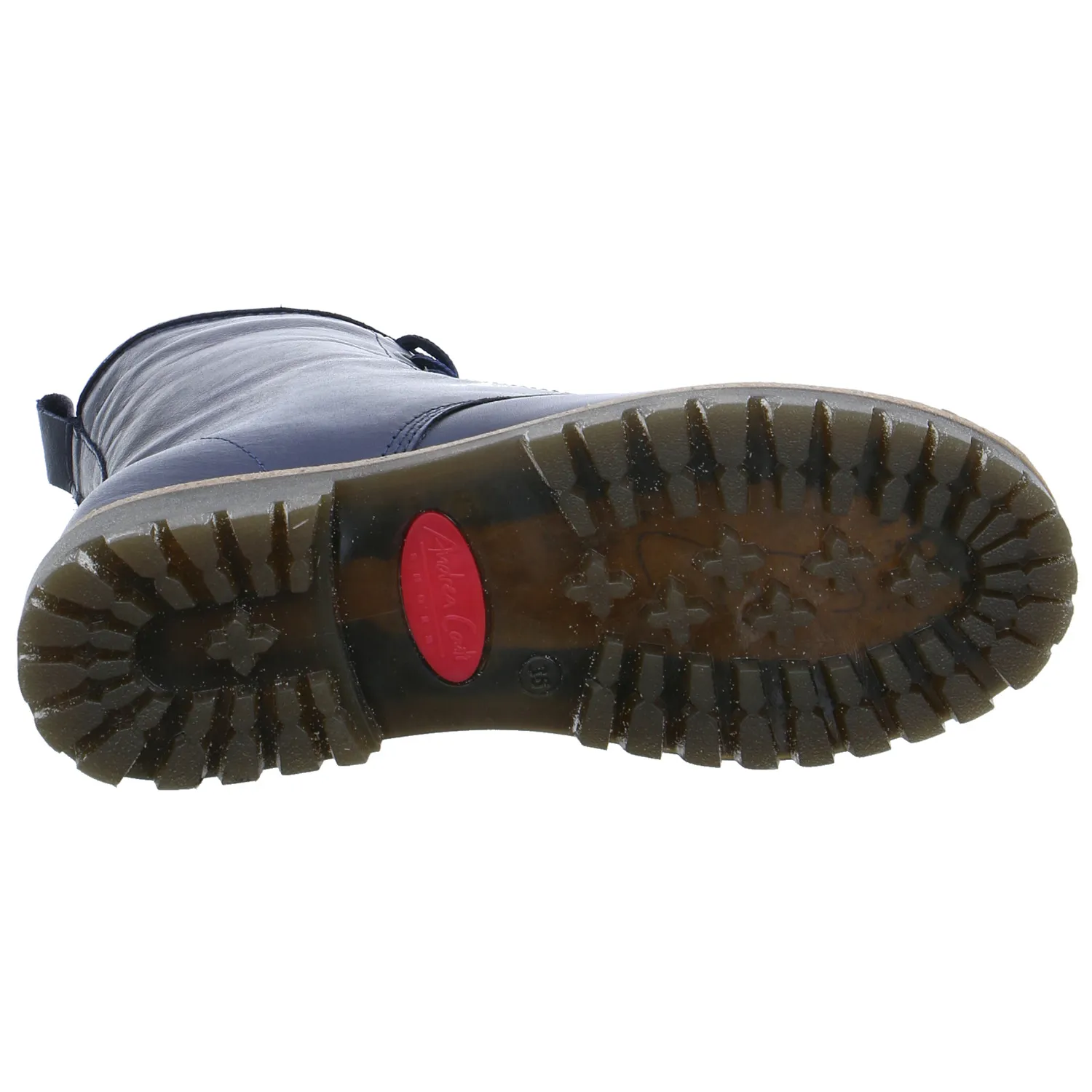ANDREA CONTI Boot Blau Leder  mit Wechselfussbett