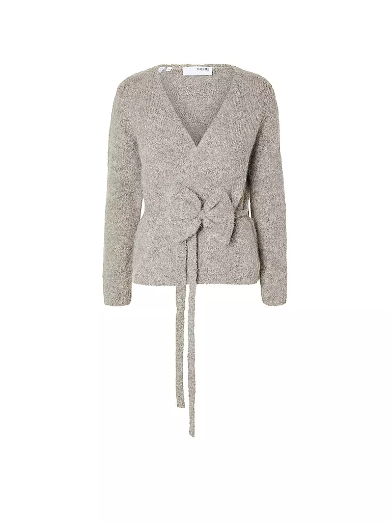 SELECTED FEMME Strickjacke SLFGABELLA grau
