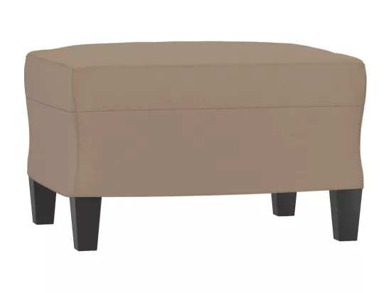 Ensemble de canapés 3 pcs avec coussins cappuccino similicuir