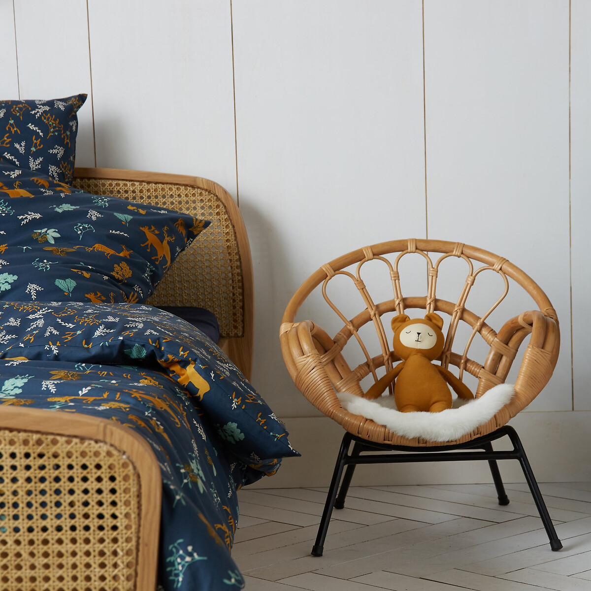 LA REDOUTE INTERIORS<br>Poltrona vintage Kinder de vime, Malu