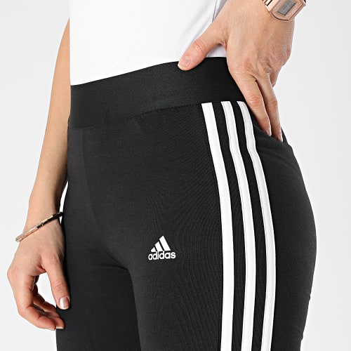 Leggings Femme A Bandes 3 Stripes GL0723 Noir