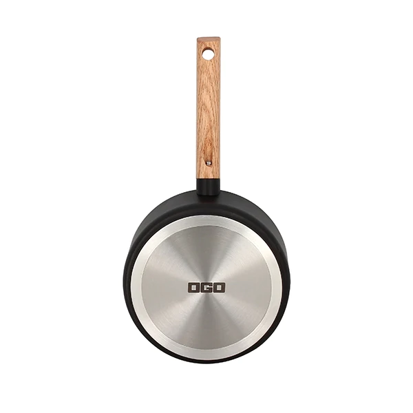 Casserole Ector induction manche en bois 18 cm Ogo