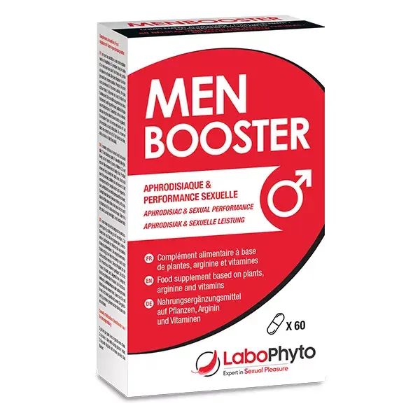 Labophyto MEN BOOSTER AFRODISÍACO - tratamento para libido - 60 cápsulas