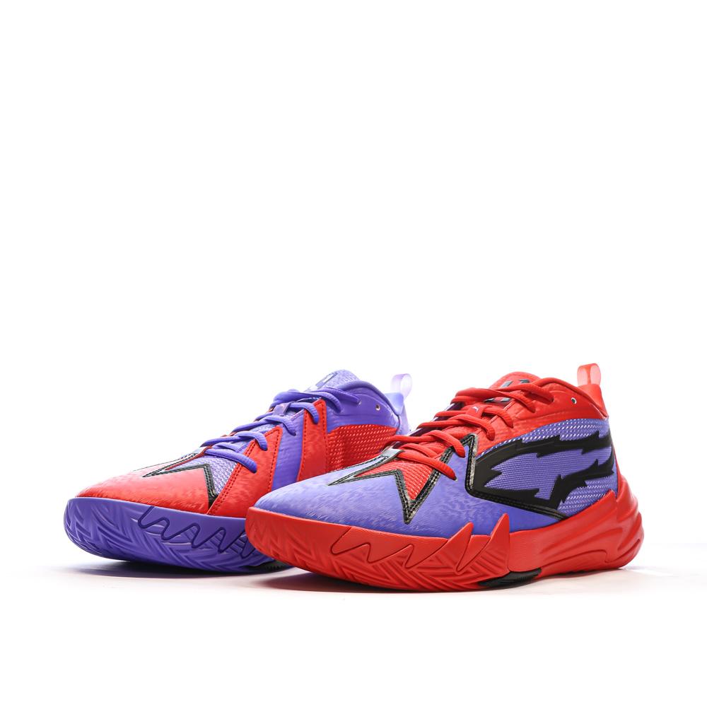Puma Chaussures de Basketball Violet/Rouge Homme Puma Scoot 1 PRED