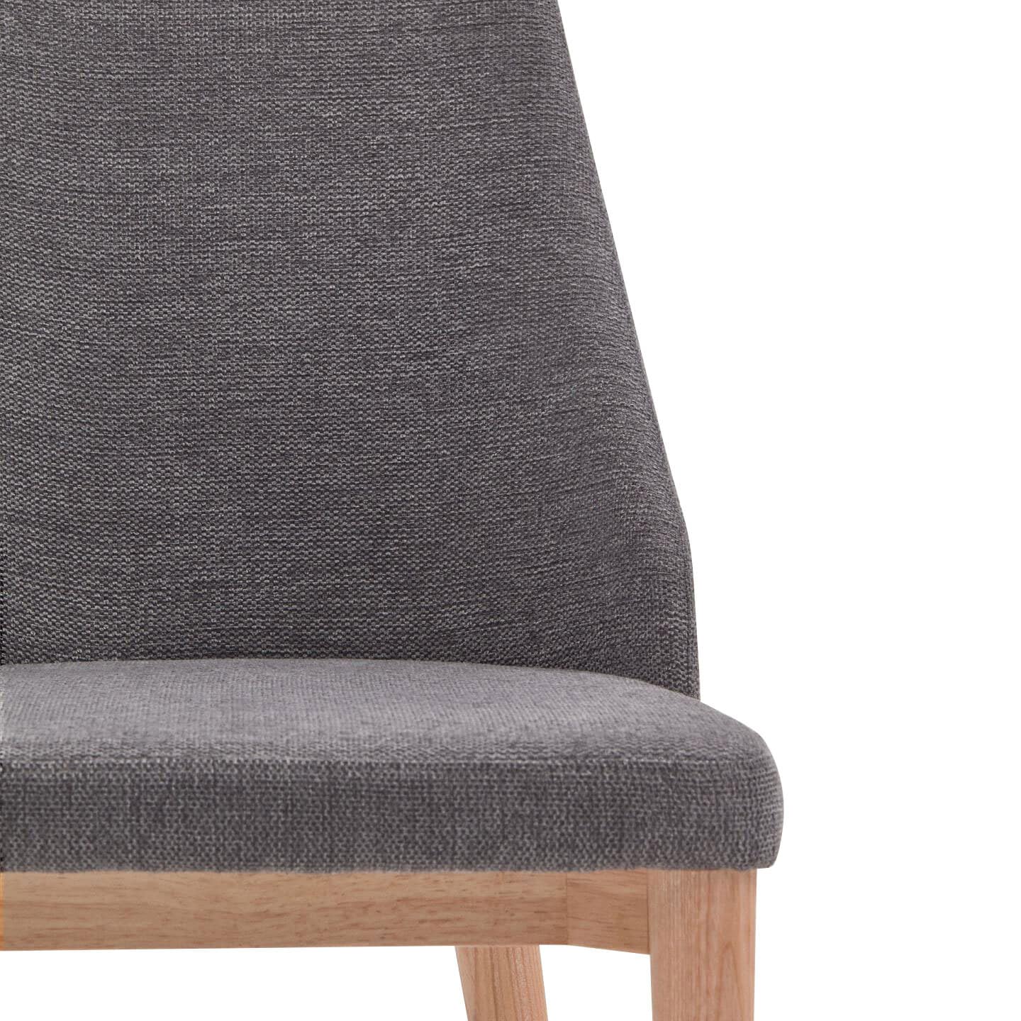 Kave Home Esszimmerstuhl ROSIE 6er Set dunkelgrau