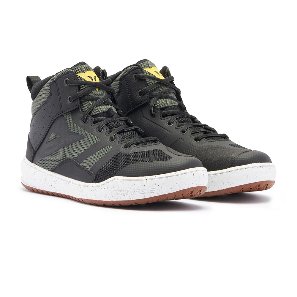 Dainese - Baskets Suburb Air Noir / Kaki / Jaune fluo