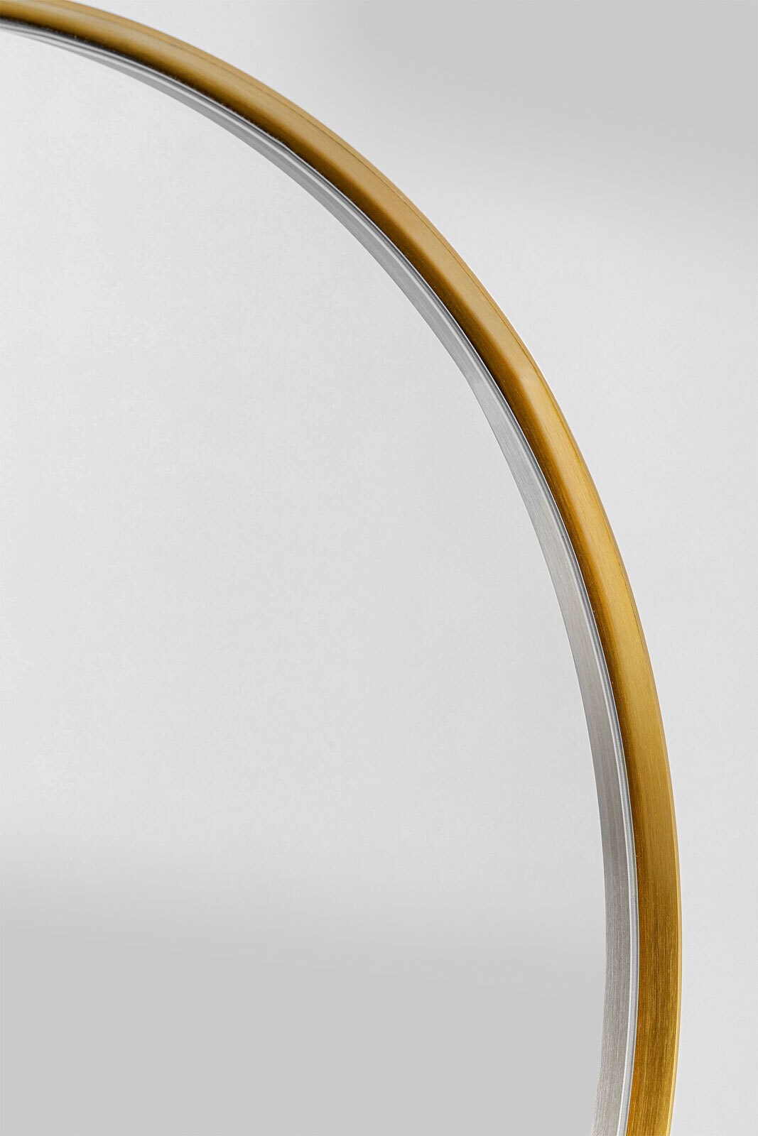 KARE DESIGN Konsole mit Spiegel CURVE ART goldfarbig