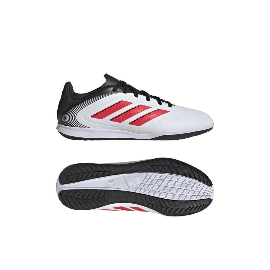 adidas Copa Pure Club III IN Pure Victory - Blanc/Lucid Red/Noir Enfant