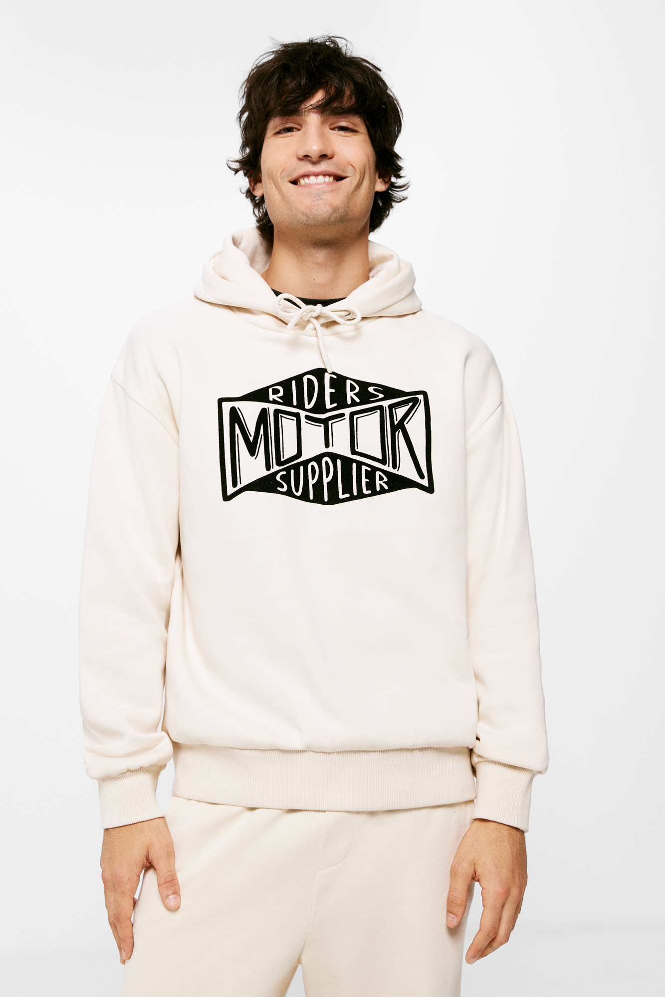 Moletom com capuz para motociclista
