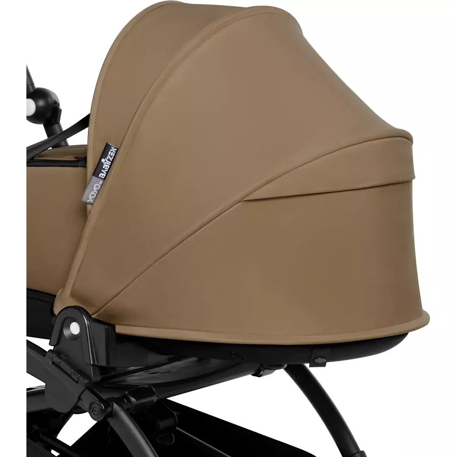 BABYZEN Kinderwagen YOYO2 0+ White mit Liegewanne und Textilset Toffee