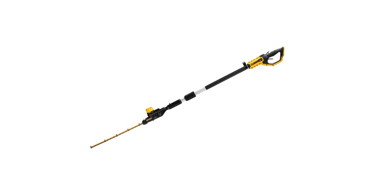 DEWALT18 V XR Brushless heggenschaar op steel  (Geel/zwart, Accu en lader niet inbegrepen)