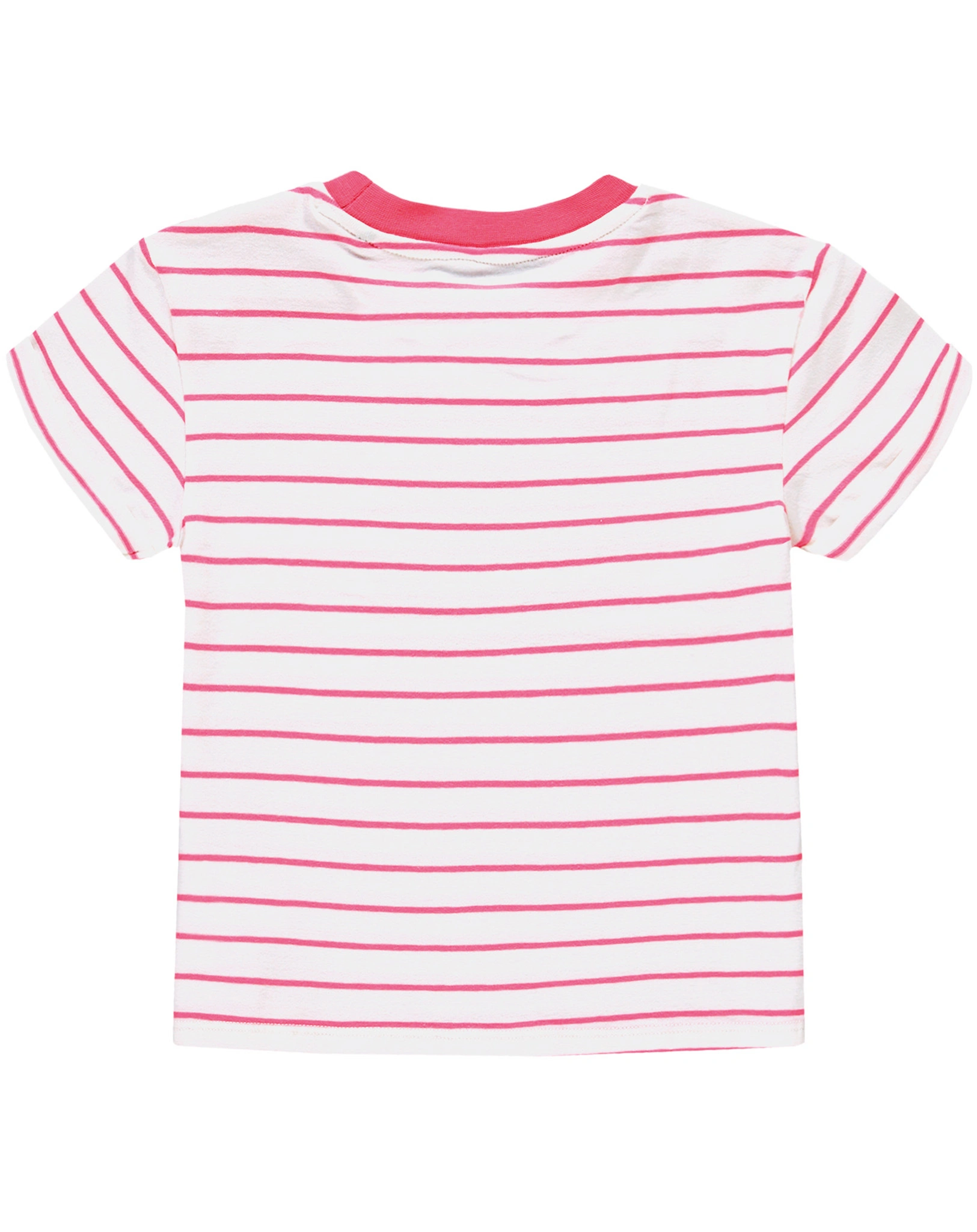 T-Shirt SPRINGTIME gestreift in koralle
