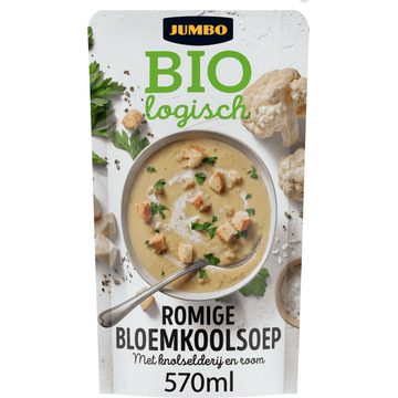 Jumbo Biologisch Romige bloemkoolsoep 570ml