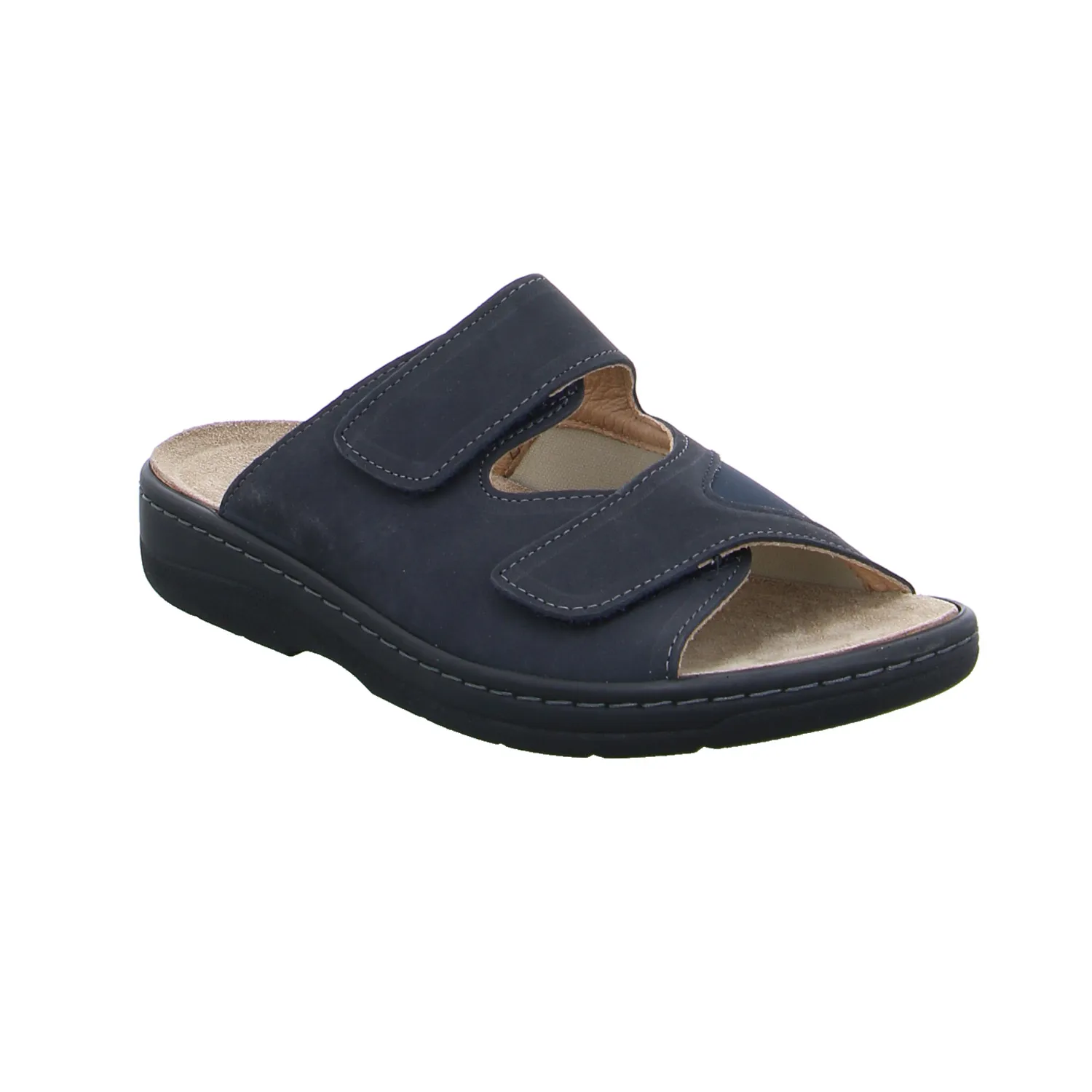 BIO-PORT Bio-Mûles Blau Leder