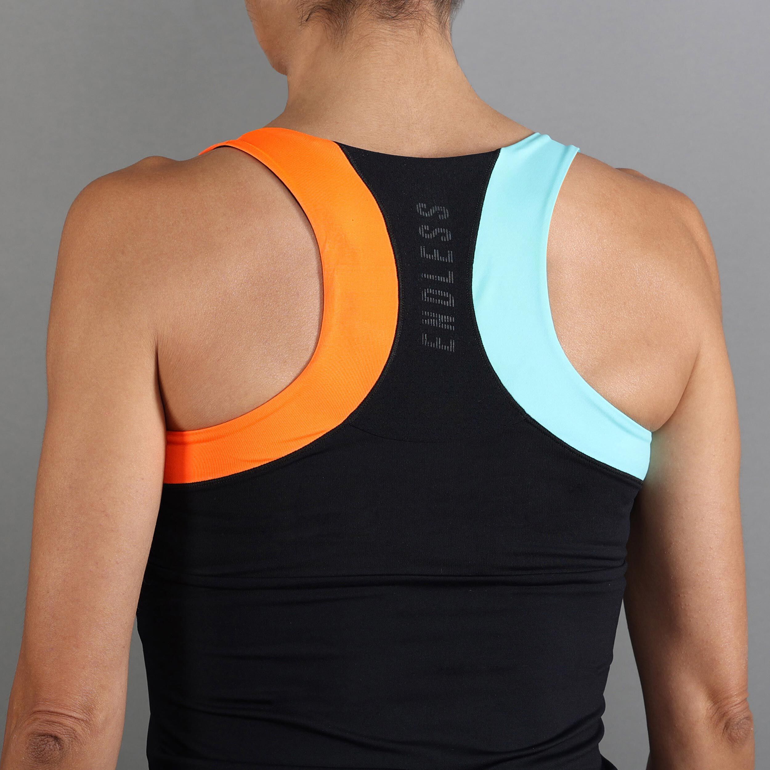 Endless Race Débardeur Tank Top Femmes - Noir , Orange