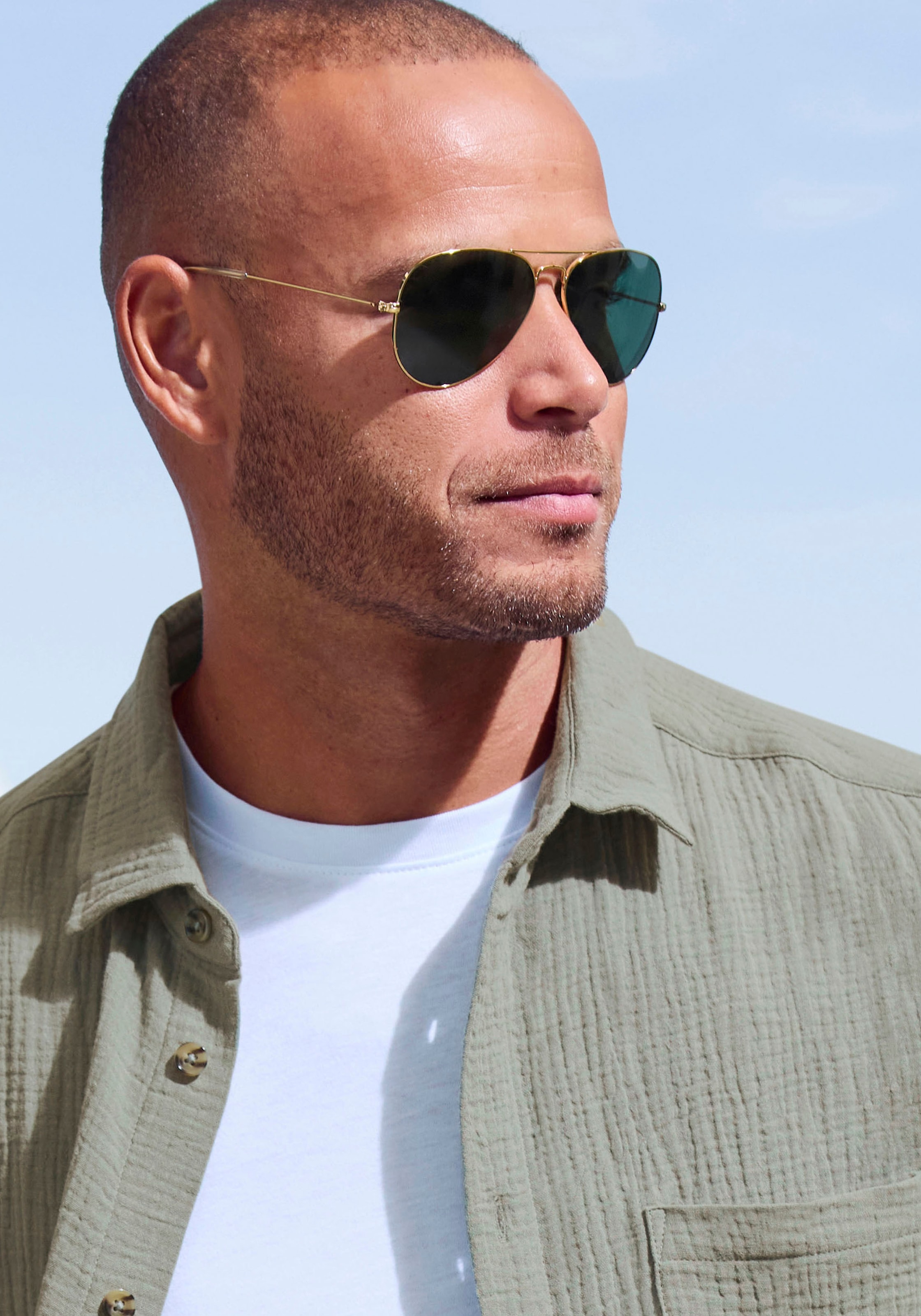 Beachtime Kurzarmhemd »Regular fit« Kurzarm, Freizeithemd aus Musselin-Ware