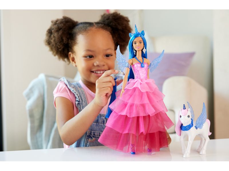 Barbie Puppe Barbie Saphire Barbie-Puppe mit Einhorn