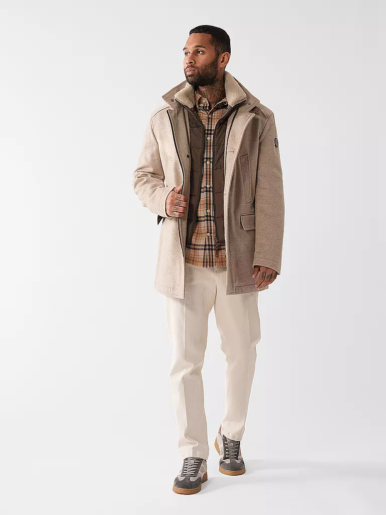JOOP Wollmantel  beige