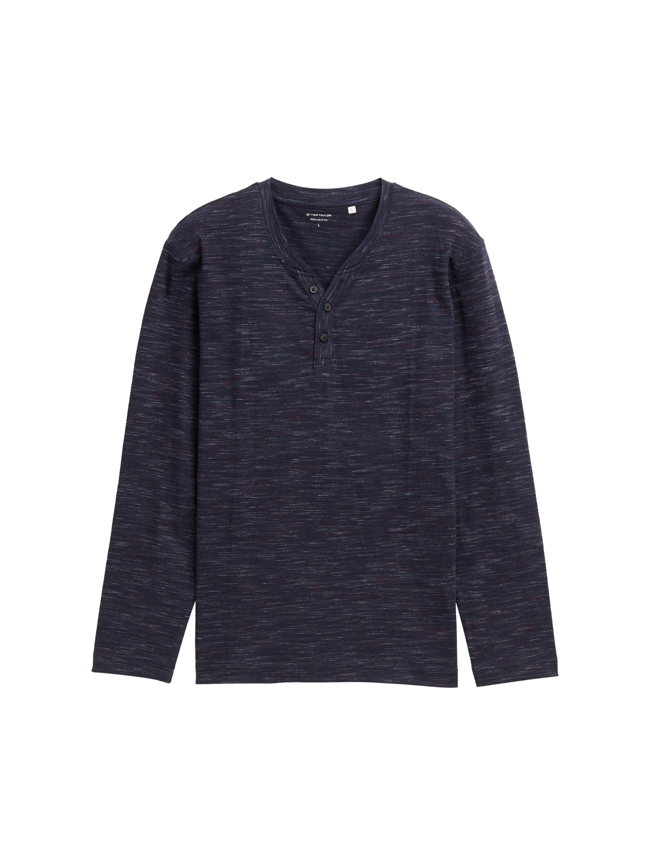 TOM TAILOR Langarmshirt , in Melange Optik