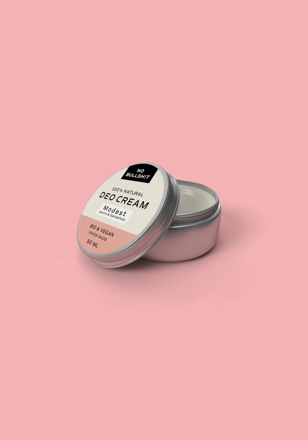 No Bullsh!t Deo Creme Modest Jasmin & Sandelholz
