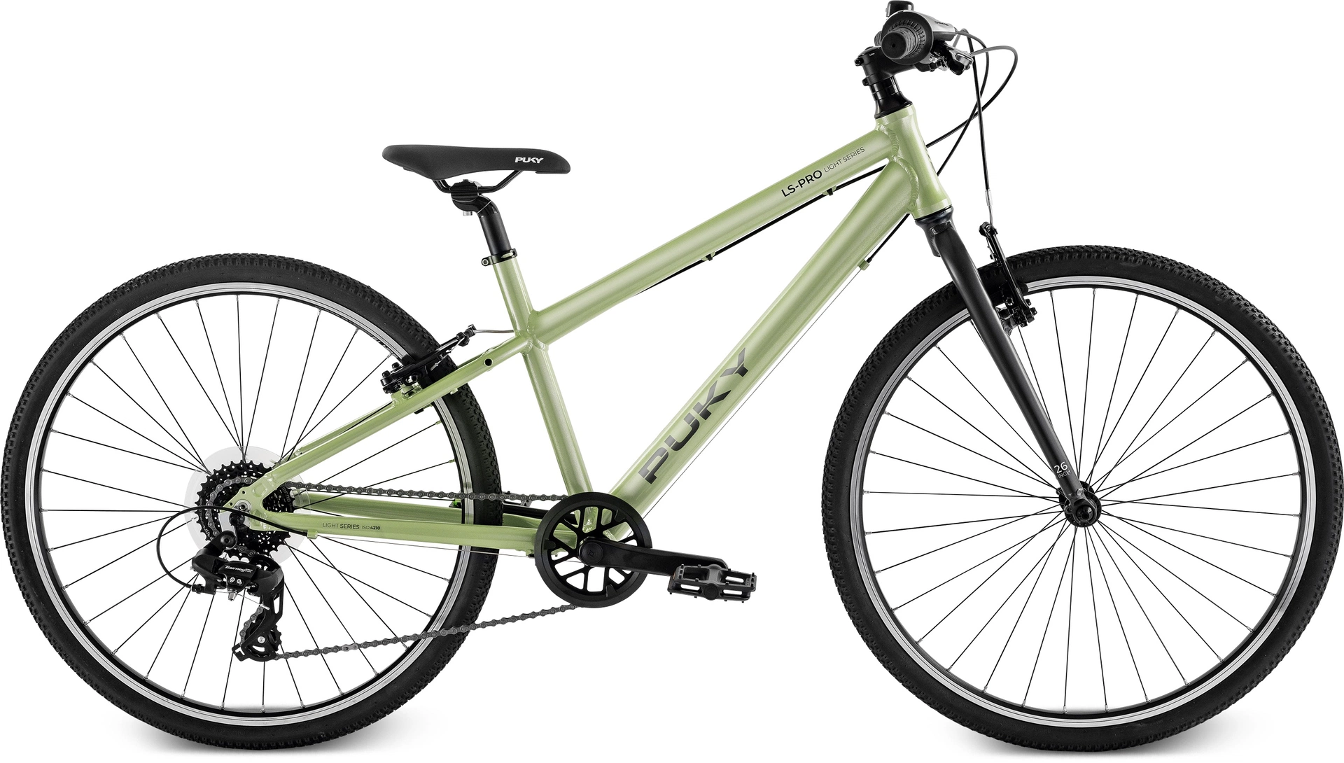 Puky LS-Pro 26-8 alu. børnecykel grøn/anthrazit