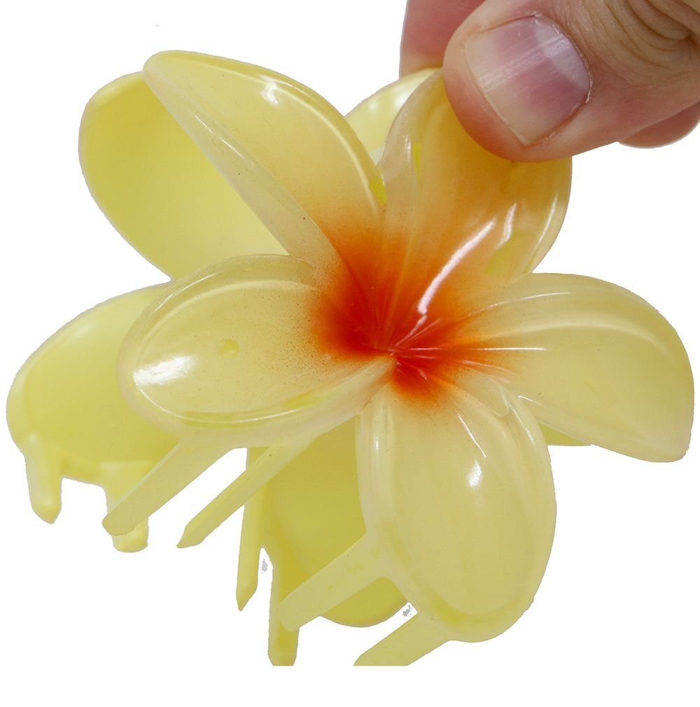 Bloem Haarclip Geel
