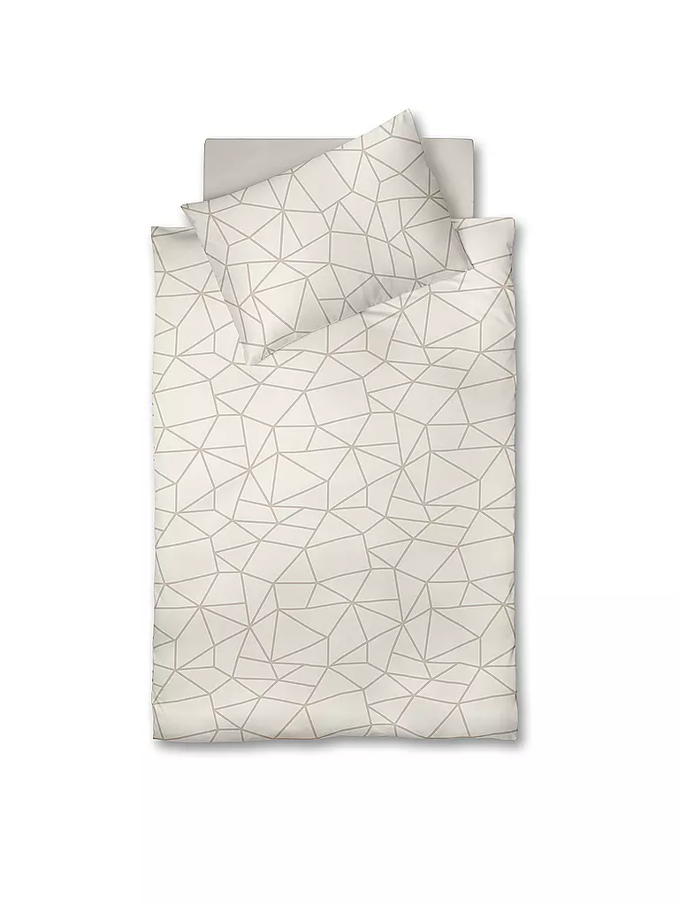 FLEURESSE Tencel Bettwäsche LUXURY JAQUARD 70x90cm / 140x200cm Sandstone camel
