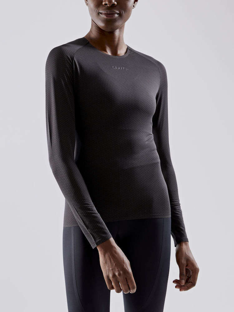 Craft Pro Dry Nanoweight Thermoshirt Lange Mouwen Zwart Dames