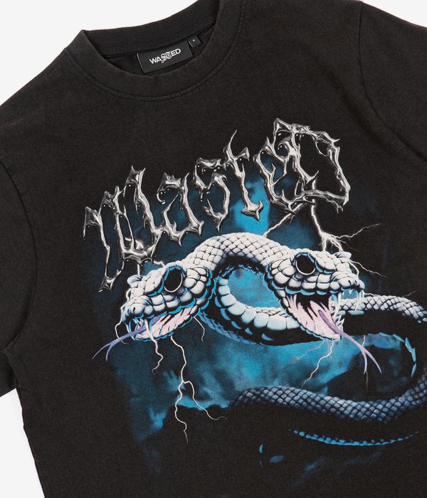 Wasted Paris Venomm T-Shirt (faded black)