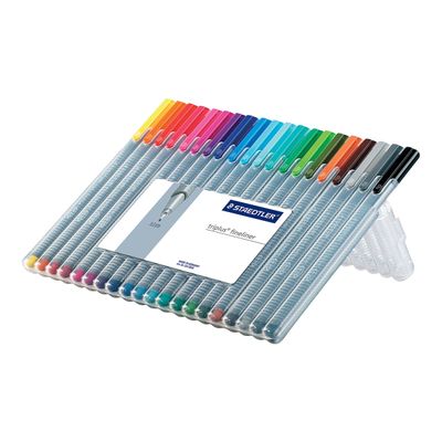 STAEDTLER triplus 334 - Pack de 20 feutres fins - 0.3 mm - couleurs assorties