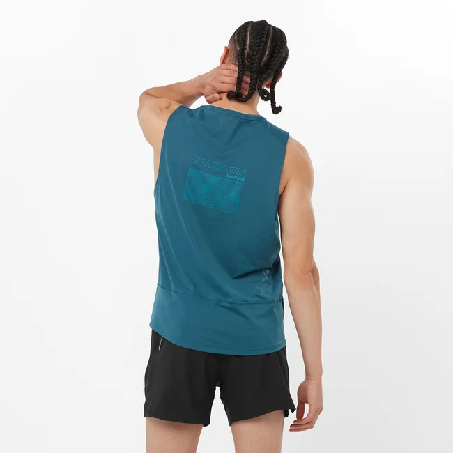 CROSS RUN GRAPHIC  Tanktop Herren
